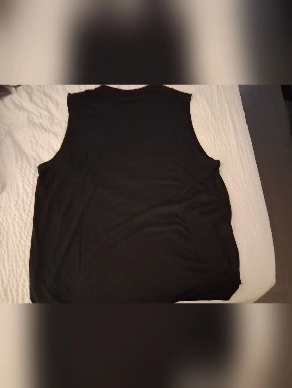 Jordan Black Sleeveless Muscle Tank with White Jumpman